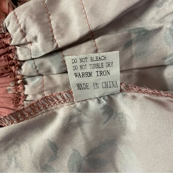 Pink Floral Baby Girls’ Ruffled One-Piece 6-9 Months EUC - Picture 7 of 7